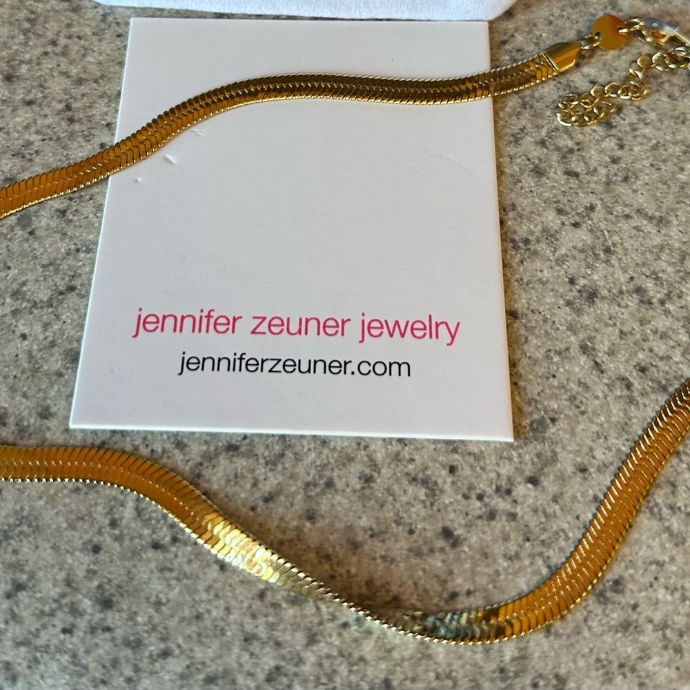Jennifer Zeuner necklace 18K gold vermeil